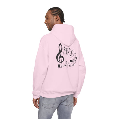 Music Lovers  Hooded Sweatshirt – 'Without Music, Life Would Be a Mistake'
