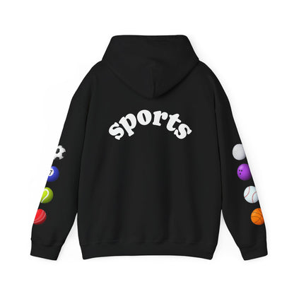 Sports-Themed Hoodie, Perfect for Athletes, Gifts for Sports Lovers, Cozy Sweatshirt for Game Days, Casual Wear