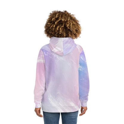Pastel Abstract Fashion Hoodie, Cozy Sweatshirt for Teens, Stylish Gift for Her, Summer Layering, Trendy Casualwear