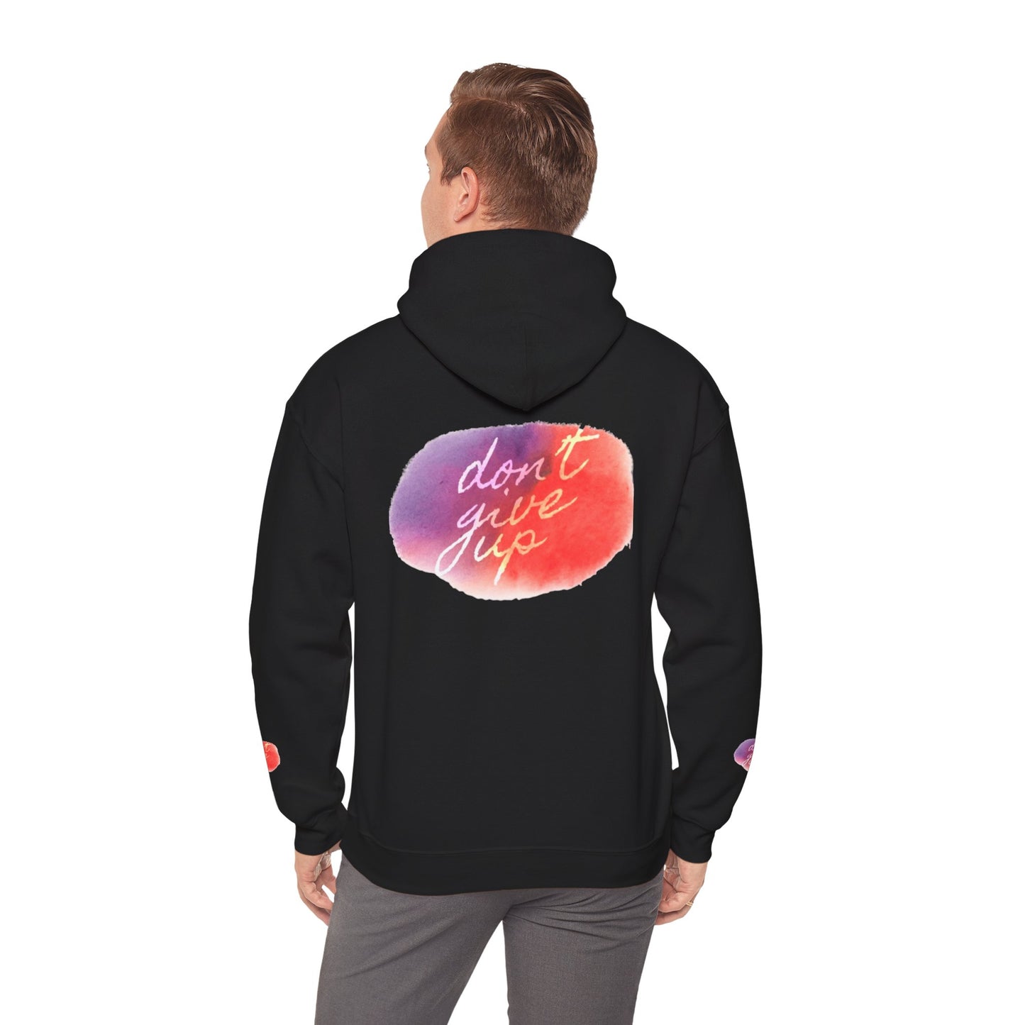 keep going design Heavy Blend™ Hooded Sweatshirt
