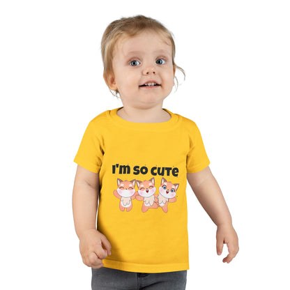 Adorable Toddler T-Shirt | Cute Animal Tee for Kids, Playful Shirt, Birthday Gift, Gift for Toddlers, Everyday Wear