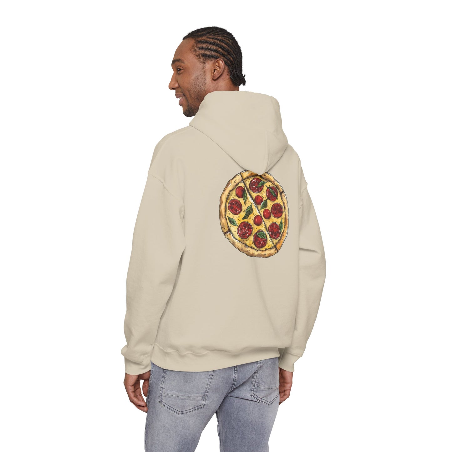 pizza design Heavy Blend™ Hooded Sweatshirt