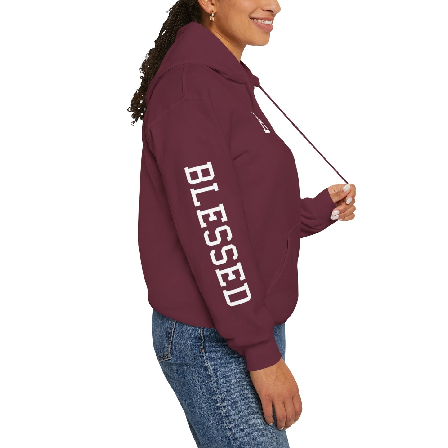 Blessed  Hoodie - Cozy Sweatshirt Gift for Friends, Family, Comfortable Lounge Wear, Faith-Inspired Apparel, Perfect for [...]