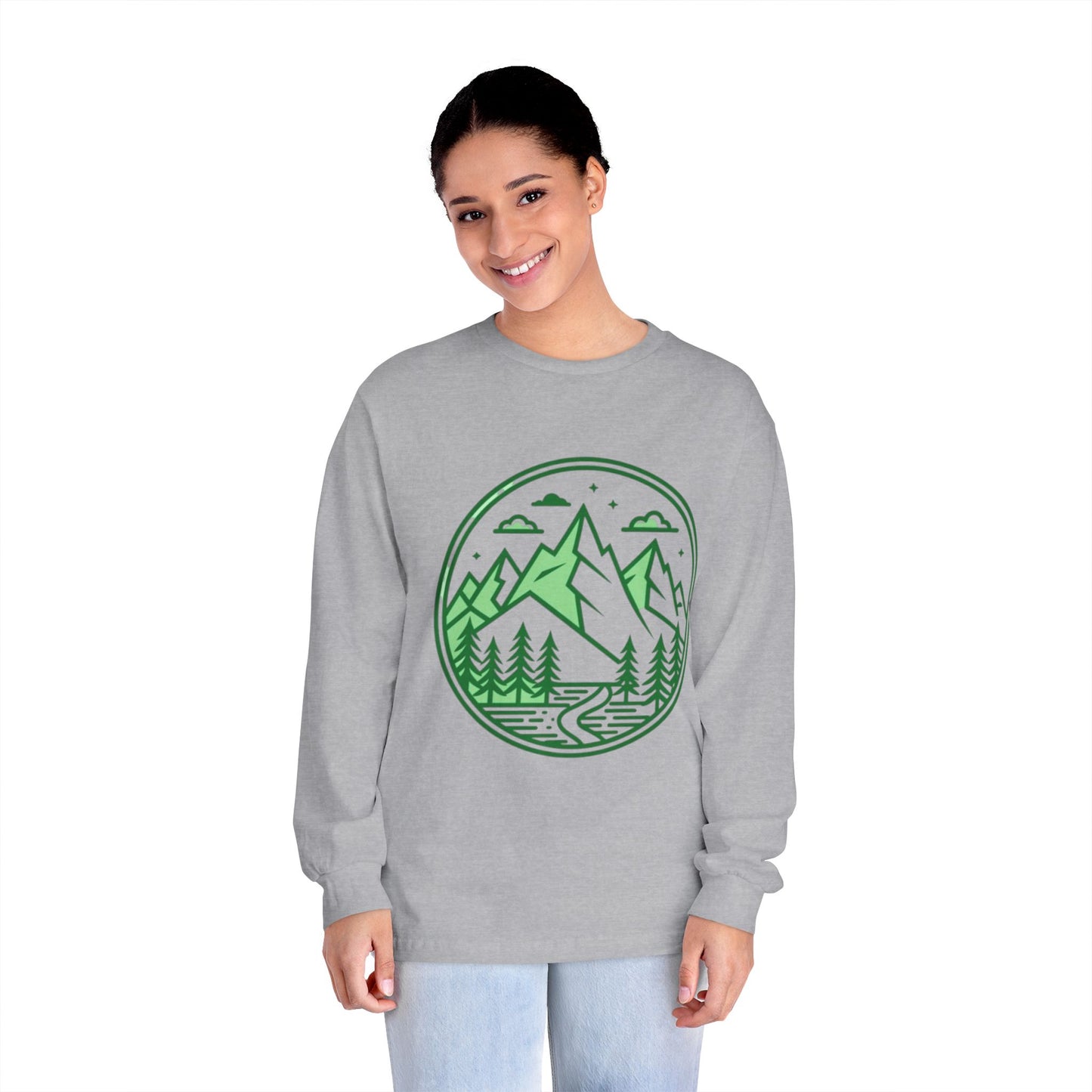 Nature-Inspired Long Sleeve T-Shirt