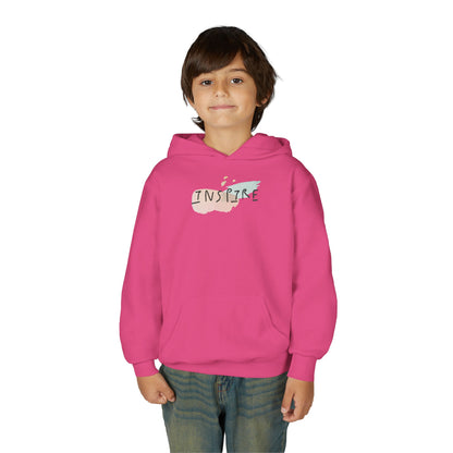 Inspire Youth Hoodie - Cozy Sweatshirt for Teens, Inspirational Gift, Casual Outfit, Schoolwear, Birthday Present
