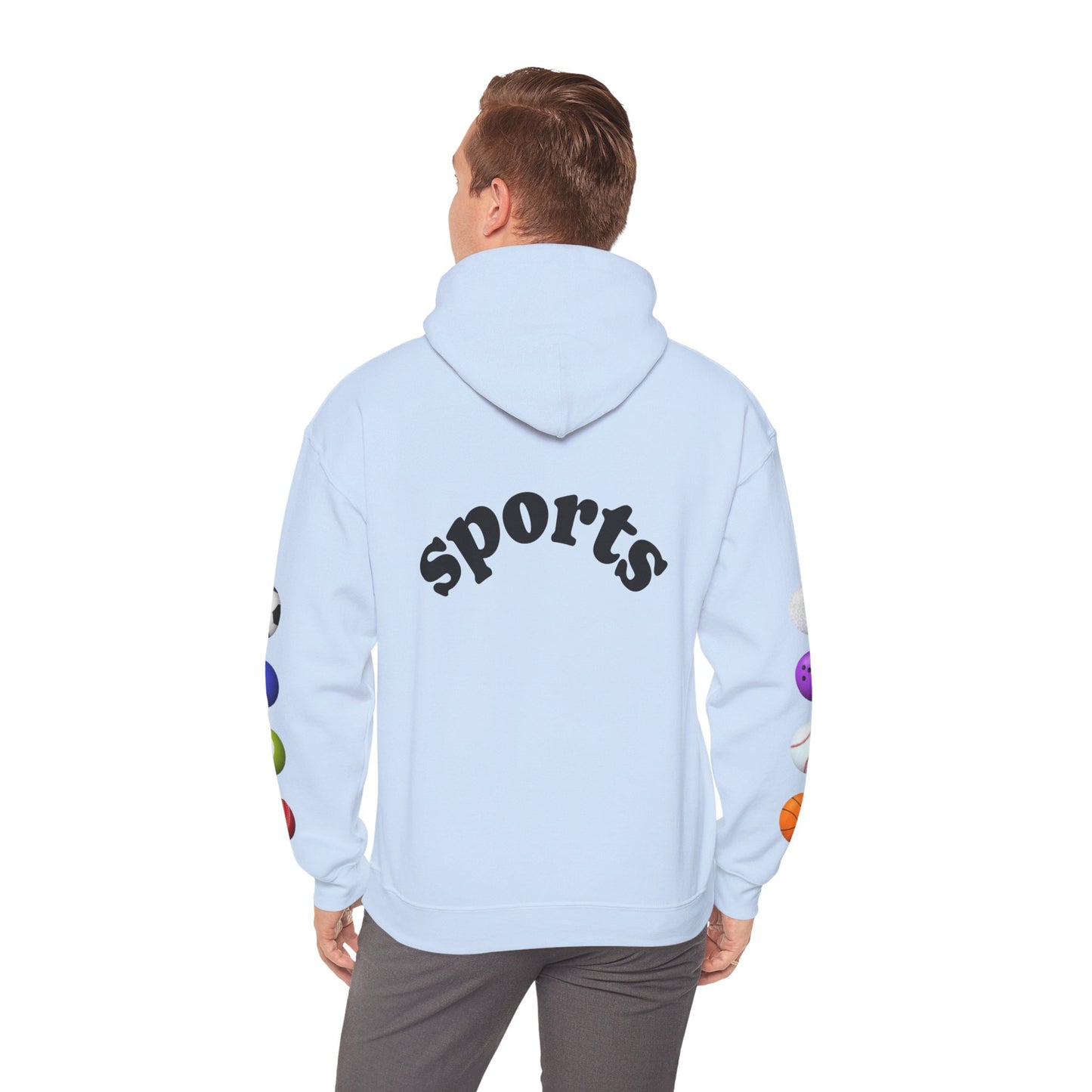 Sports-Themed Hoodie, Perfect for Athletes, Gifts for Sports Lovers, Cozy Sweatshirt for Game Days, Casual Wear