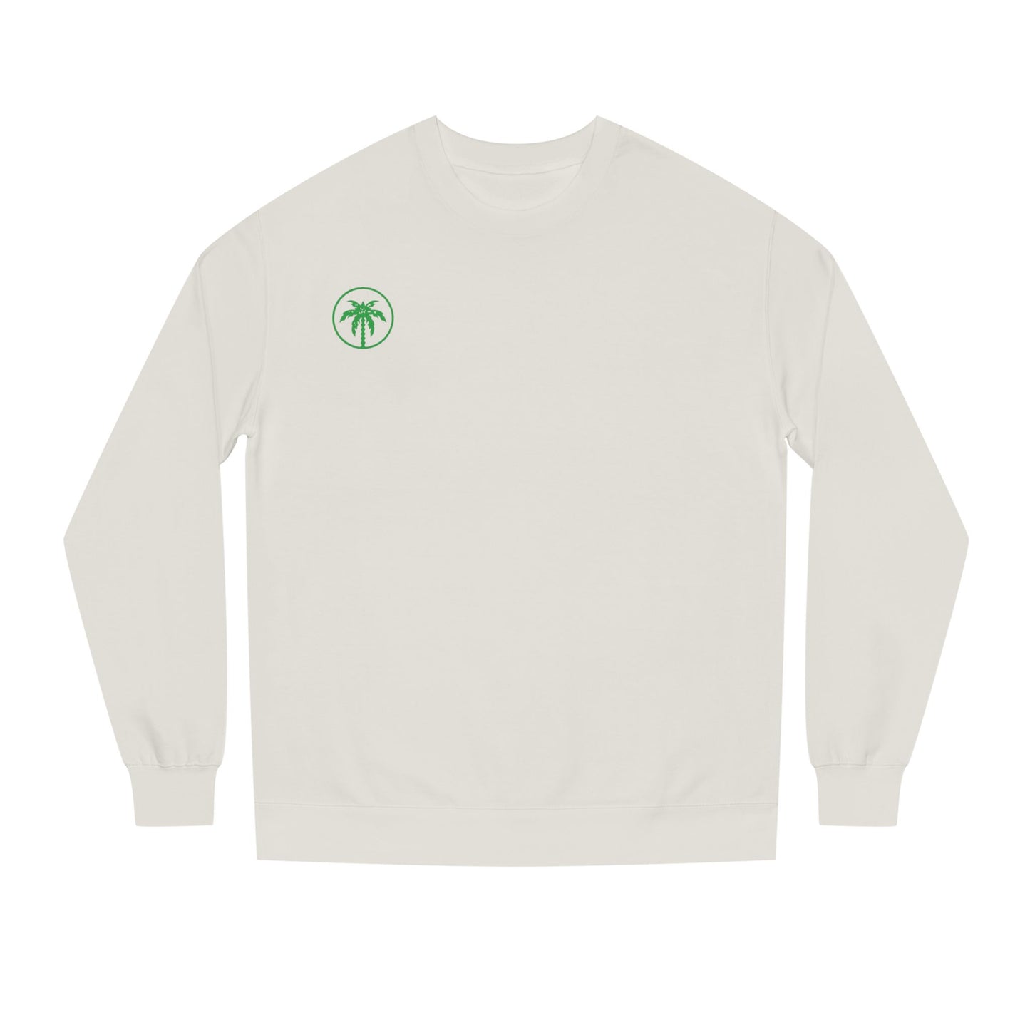 Palm Tree Crew Neck Sweatshirt, Casual Wear, Beach Vibes Apparel, Everyday Comfort, Gift for Him or Her