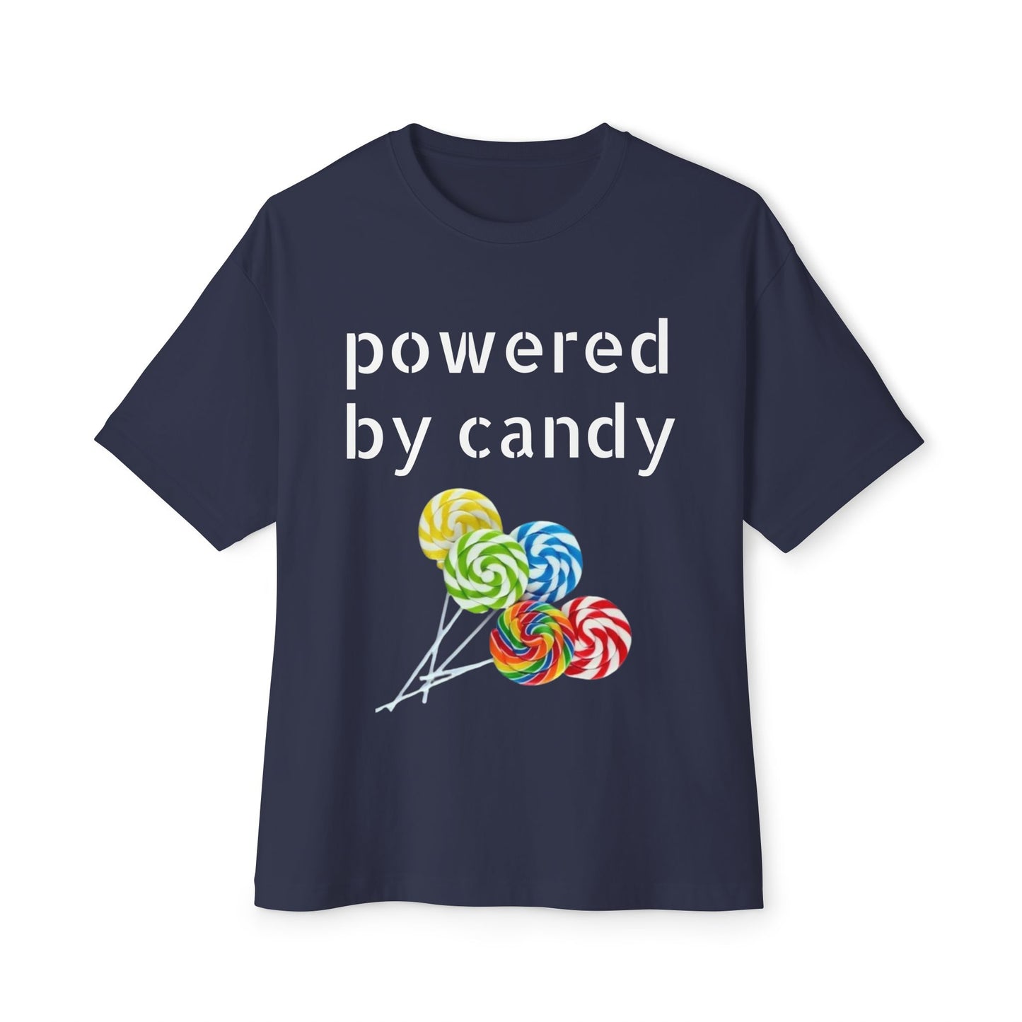 Candy-Themed  Oversized Boxy Tee, Sweet Treat Shirt, Fun Summer Tee, Trendy Casual Wear, Gift for Candy Lovers, Party Shirt, [...]