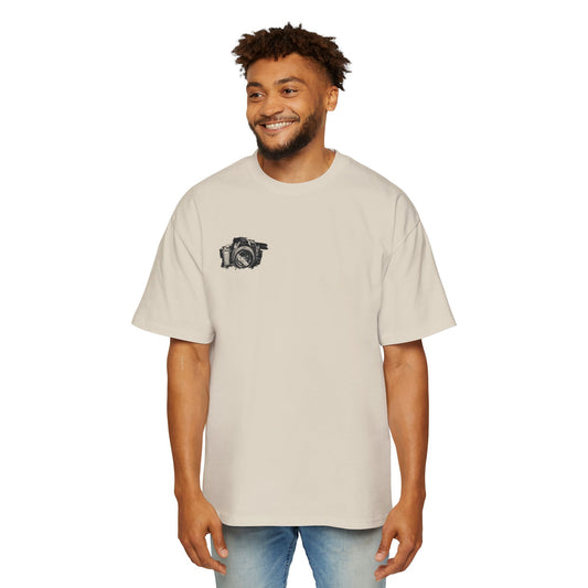 Floral Camera Oversized Tee, Photography Lover Shirt, Casual Graphic T-Shirt, Gift for Creatives, Trendy Streetwear