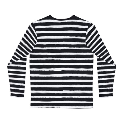 Stylish Striped Long Sleeve Shirt for Men, Casual Wear, Layering Top, Ideal Gift for Any Occasion, Unique Fashion Statement
