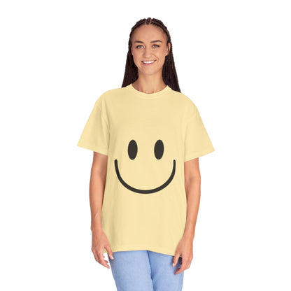 Smiley Face  T-Shirt, Fun Graphic Tee, Casual Wear, Gift for Friends, Positive Vibes Shirt, Happy Birthday Gift, Summer Essentials