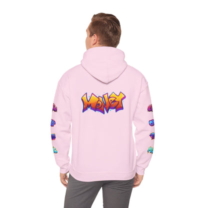 Graffiti Art  Hoodie - Cozy Streetwear, Unique Gift for Art Lovers, Perfect for Festivals, Casual Wear, Cool Graphic Sweatshirt