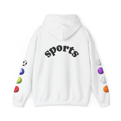 Sports-Themed Hoodie, Perfect for Athletes, Gifts for Sports Lovers, Cozy Sweatshirt for Game Days, Casual Wear