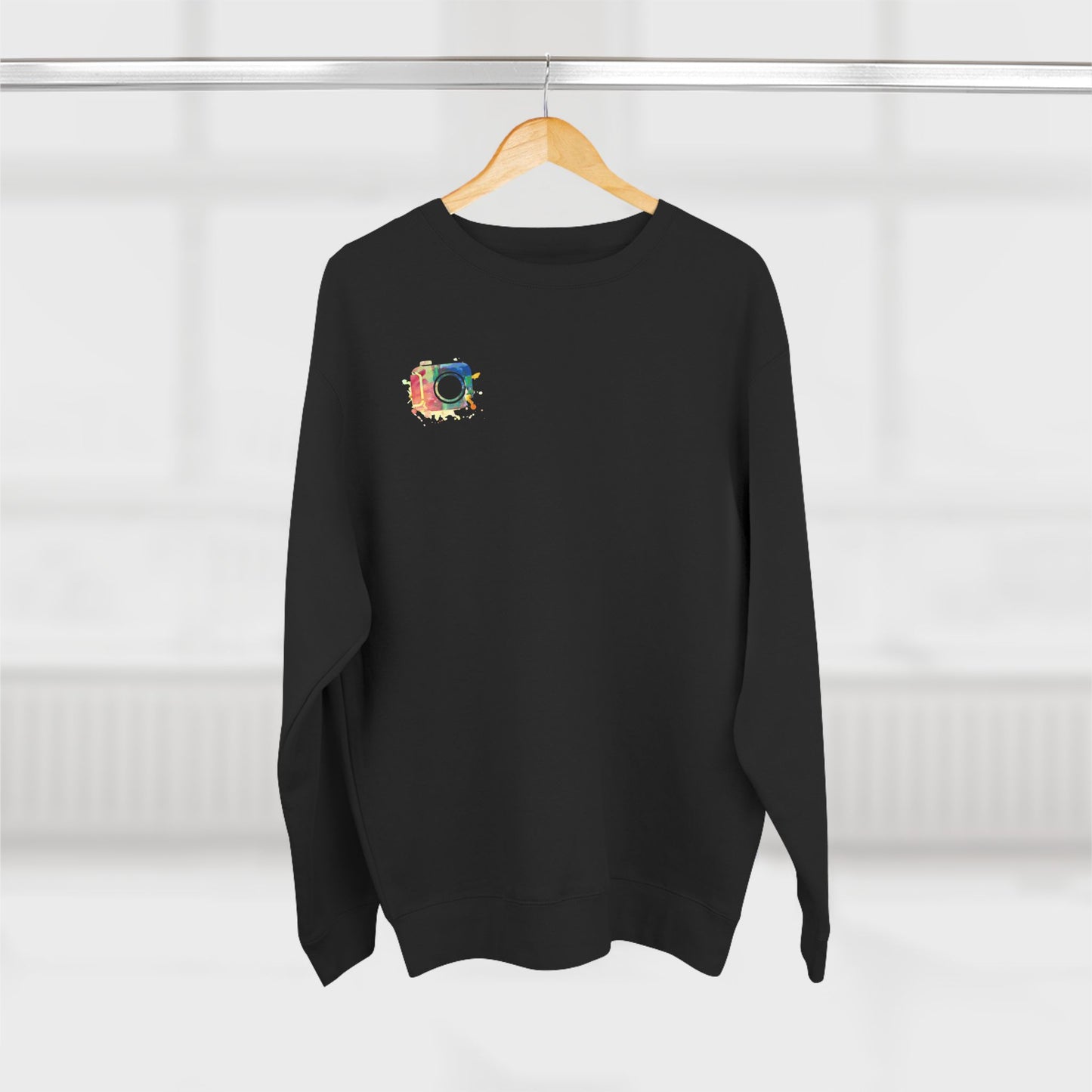 Vibrant Art Crewneck Sweatshirt, Cozy Sweatshirt, Casual Attire, Gift for Friends, Colorful Sweatshirt, Art-Inspired Fashion