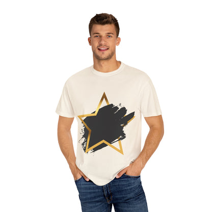 Stylish Star Graphic T-shirt - Casual Wear, Gift for Friends, Summer Fashion, Stylish Outfit, Everyday Casual