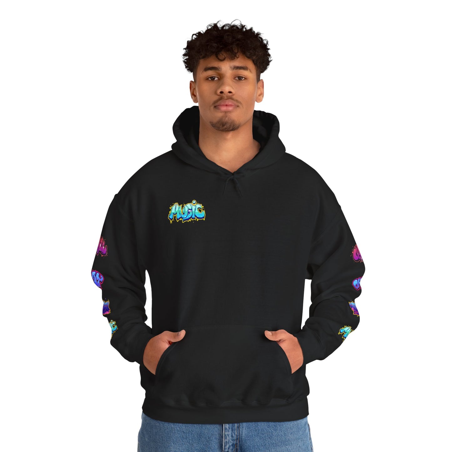 Graffiti Art  Hoodie - Cozy Streetwear, Unique Gift for Art Lovers, Perfect for Festivals, Casual Wear, Cool Graphic Sweatshirt