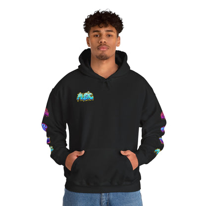 Graffiti Art  Hoodie - Cozy Streetwear, Unique Gift for Art Lovers, Perfect for Festivals, Casual Wear, Cool Graphic Sweatshirt