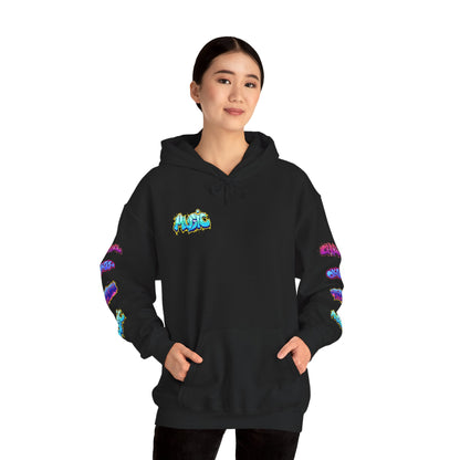 Graffiti Art  Hoodie - Cozy Streetwear, Unique Gift for Art Lovers, Perfect for Festivals, Casual Wear, Cool Graphic Sweatshirt