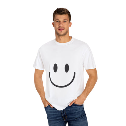 Smiley Face  T-Shirt, Fun Graphic Tee, Casual Wear, Gift for Friends, Positive Vibes Shirt, Happy Birthday Gift, Summer Essentials