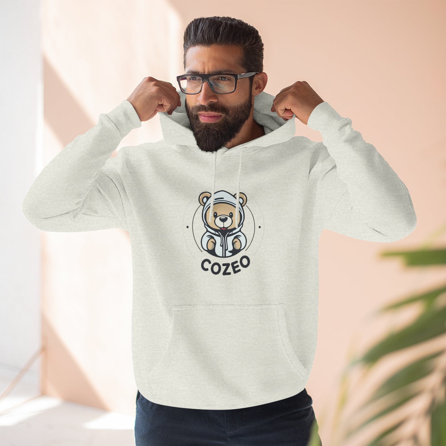 Cozy Bear Fleece Hoodie, Cute Animal Hoodie, Gifts for Animal Lovers, Winter Wardrobe Essential, Perfect for Cozy Nights