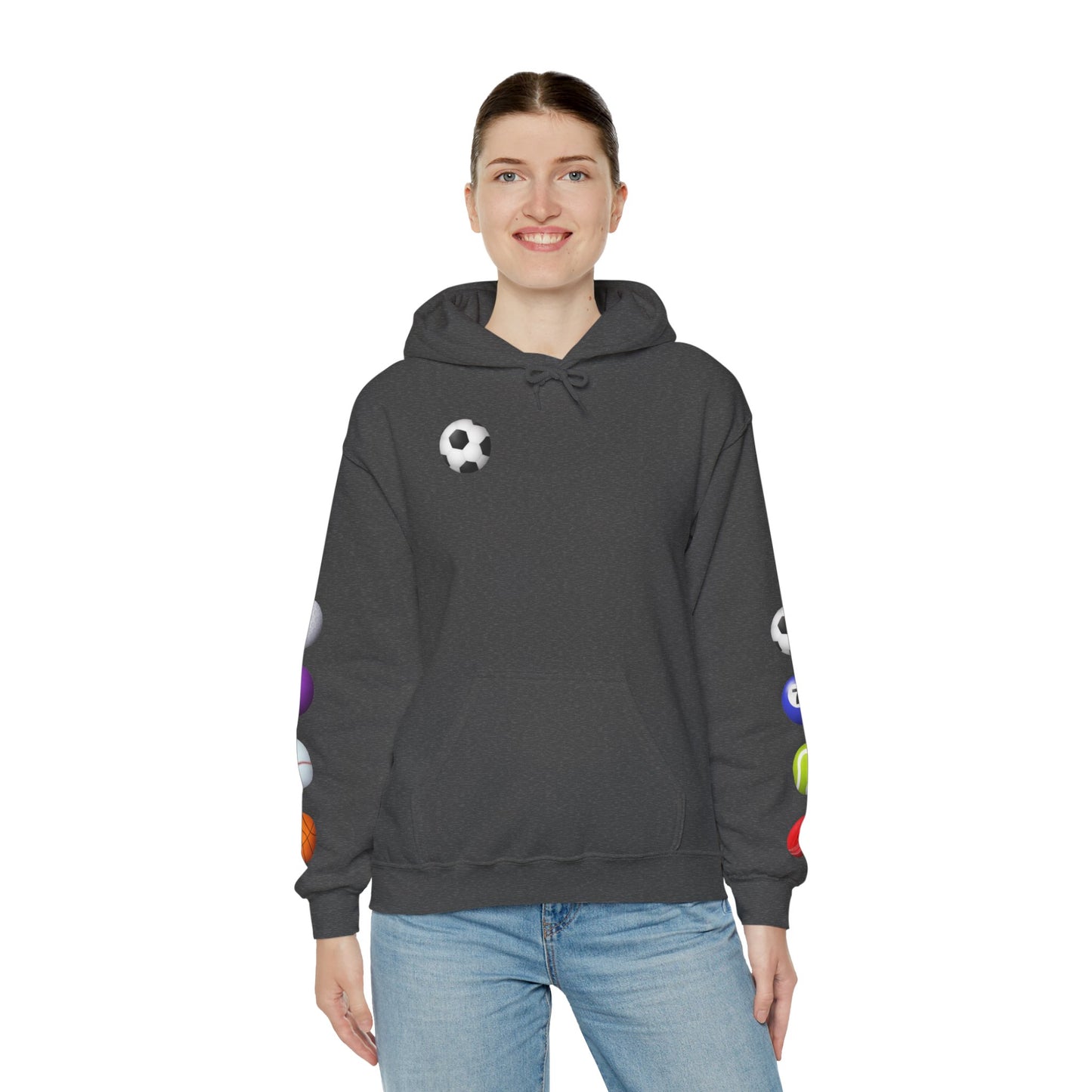 Sports-Themed Hoodie, Perfect for Athletes, Gifts for Sports Lovers, Cozy Sweatshirt for Game Days, Casual Wear