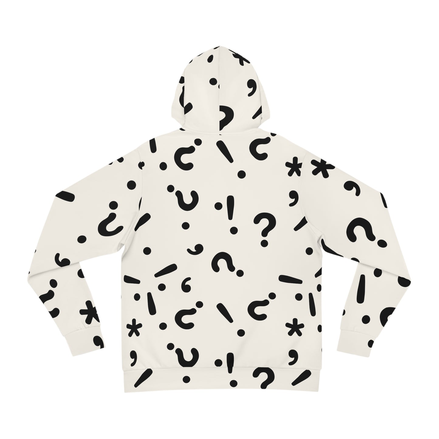 Playful Patterned Hoodie, Trendy Sweatshirt, Gift for Teens, Casual Wear, Unique Statement Piece