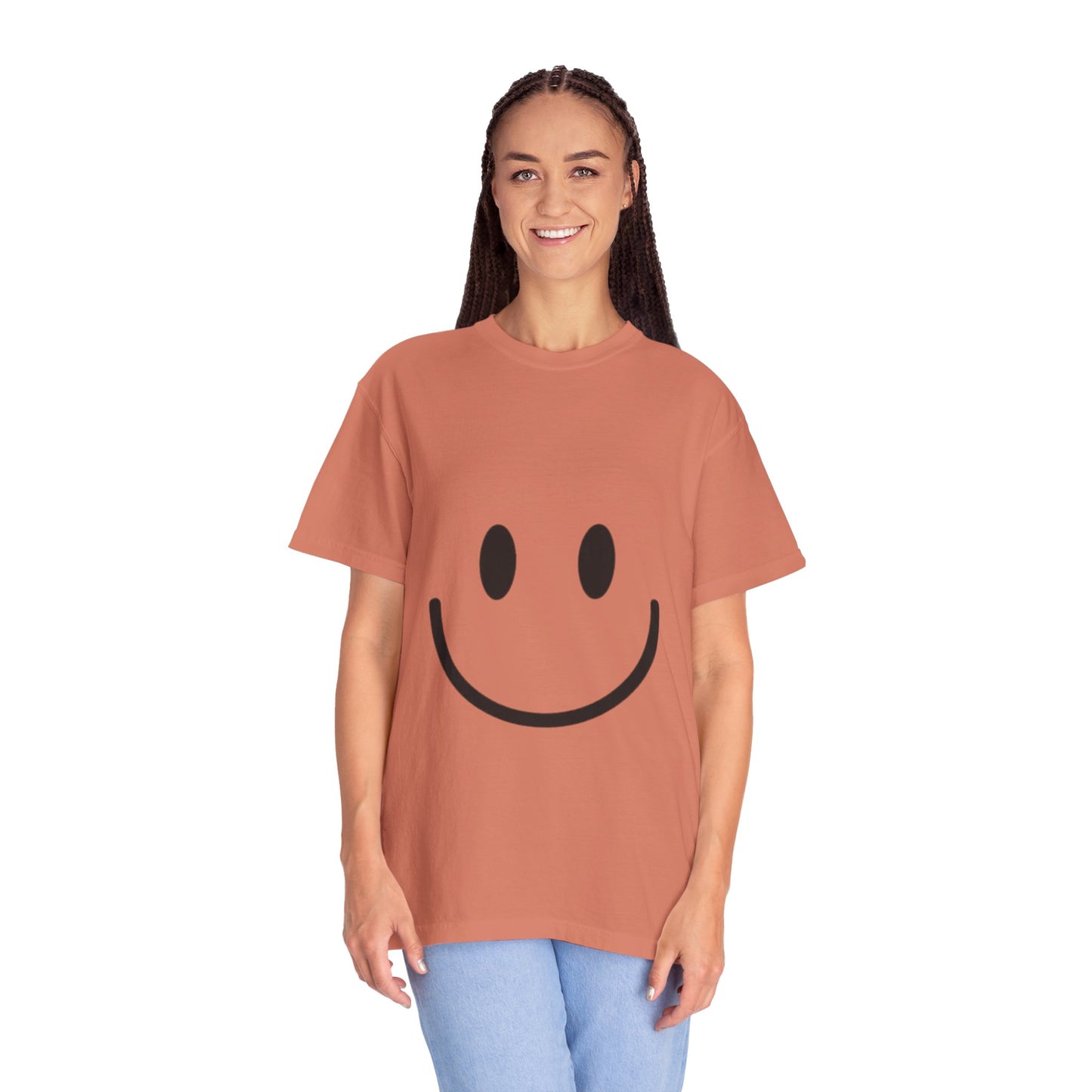 Smiley Face  T-Shirt, Fun Graphic Tee, Casual Wear, Gift for Friends, Positive Vibes Shirt, Happy Birthday Gift, Summer Essentials