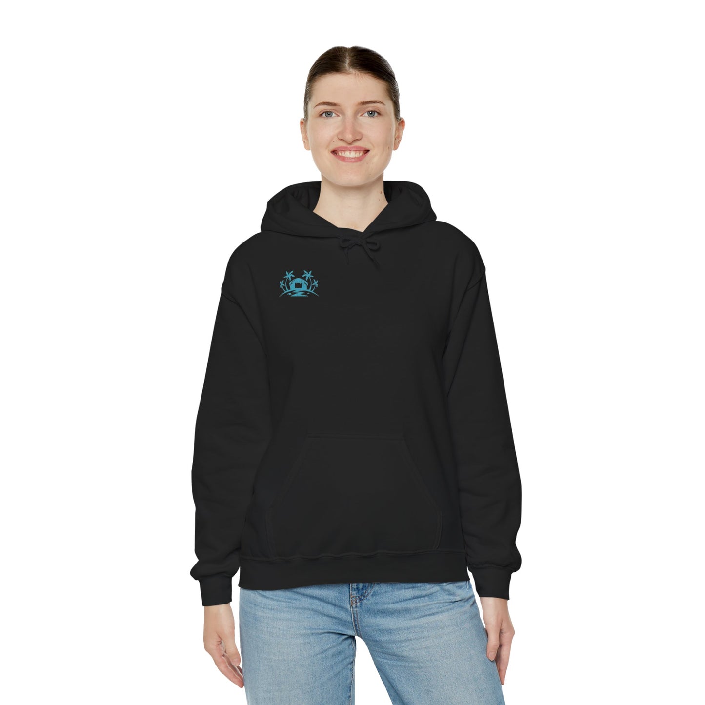 Cozy Star Emblem  Hooded Sweatshirt - Perfect Gift for Friends, Casual Wear, Outdoor Activities, Cozy Layering, Winter Essentials