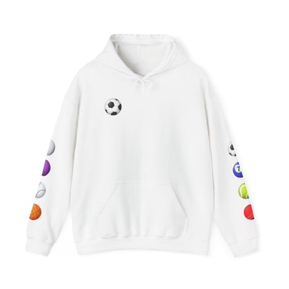 Sports-Themed Hoodie, Perfect for Athletes, Gifts for Sports Lovers, Cozy Sweatshirt for Game Days, Casual Wear