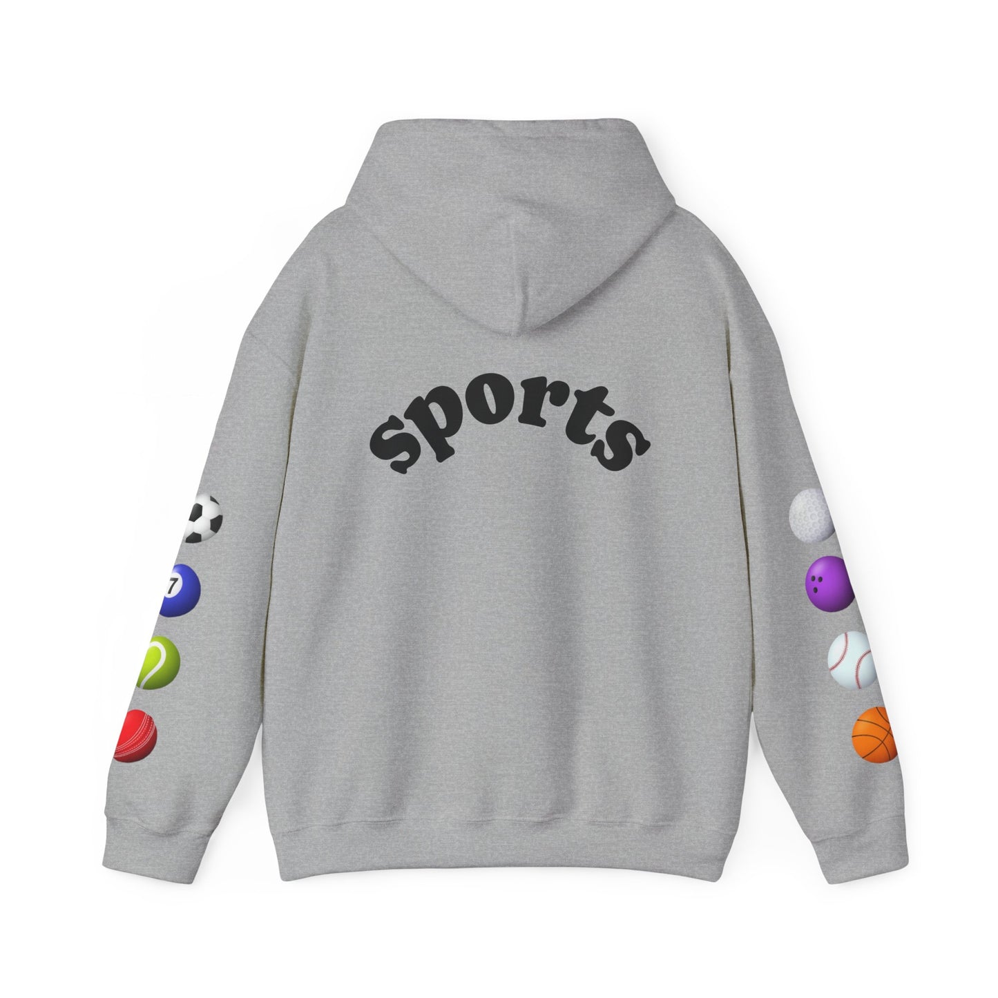 Sports-Themed Hoodie, Perfect for Athletes, Gifts for Sports Lovers, Cozy Sweatshirt for Game Days, Casual Wear