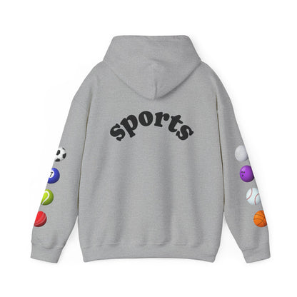 Sports-Themed Hoodie, Perfect for Athletes, Gifts for Sports Lovers, Cozy Sweatshirt for Game Days, Casual Wear