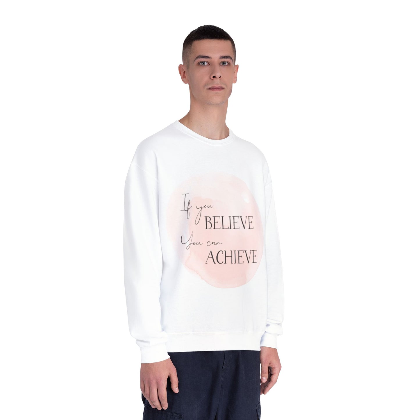 Inspirational Crewneck Sweatshirt, Motivational Wear, Gift for Her, Cozy Fashion, Positive Quote Apparel, Everyday Comfort