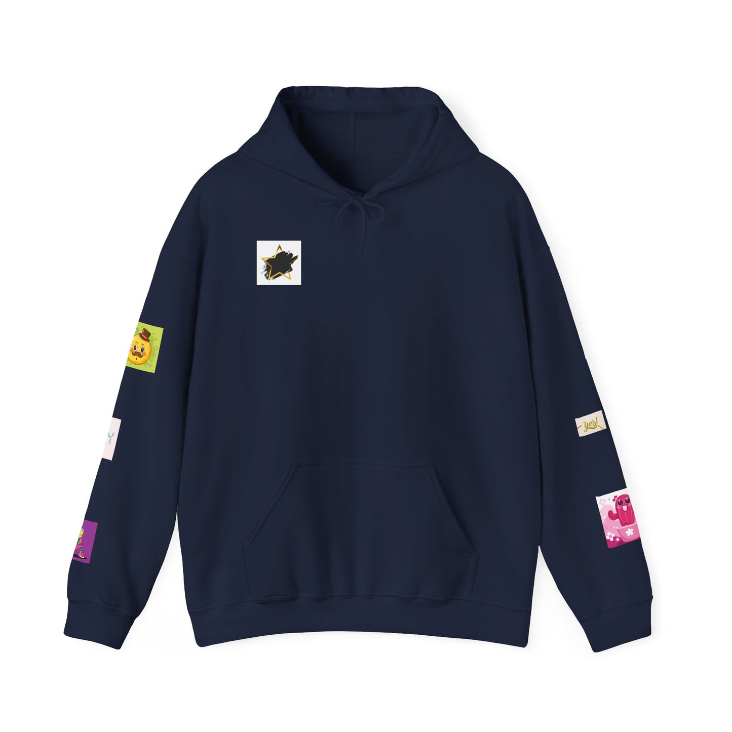 Colorful Graphic Hoodie, Fun Streetwear Sweatshirt,  Fashion, Casual Wear, Unique Gift, Trendy Apparel