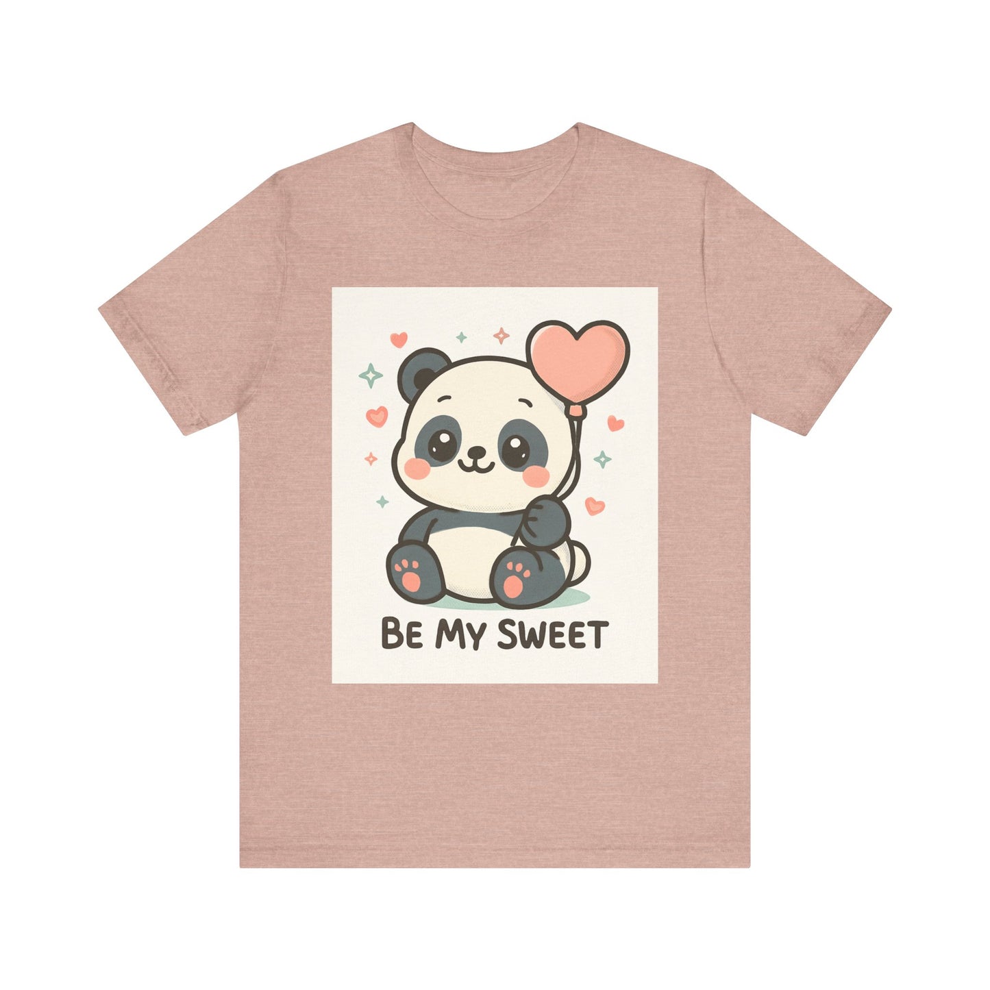 Cute Panda Tee, Be My Sweet T-Shirt, Gift for Animal Lovers, Kids and Adults,  Casual Wear, Cute Animal Tee