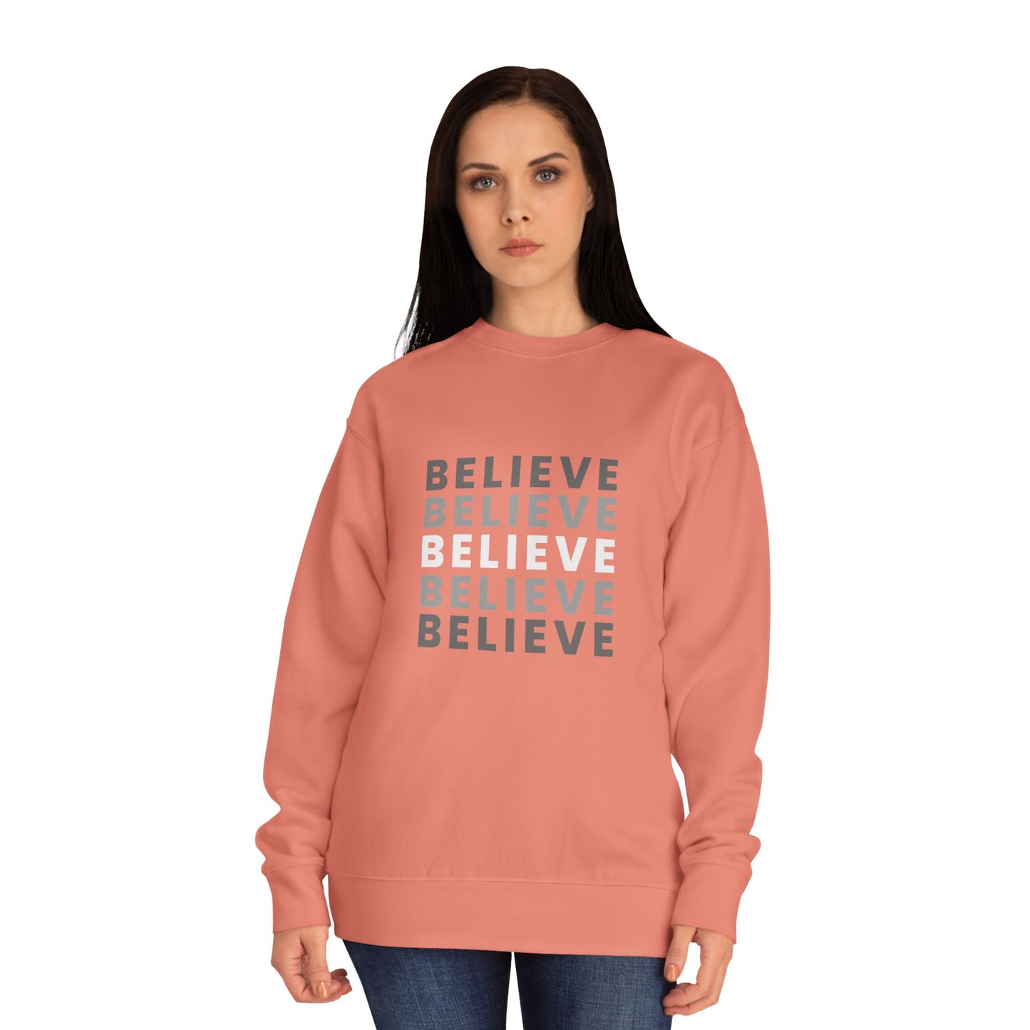 Believe Crew Sweatshirt | Cozy  Sweatshirt for Casual Comfort | Motivational Gift for Friends and Family, Daily Wear, [...]