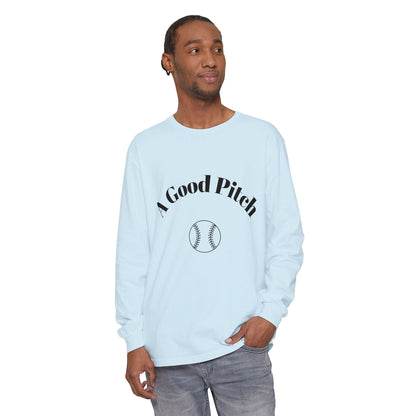 A Good Pitch Long Sleeve T-Shirt for Baseball Lovers