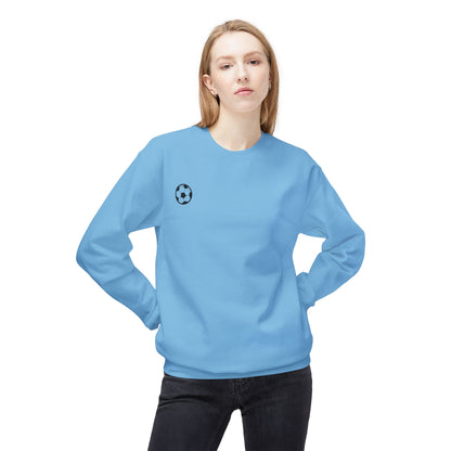 Soccer Fan Fleece Sweatshirt, Cozy Sportswear,  Crewneck, Perfect Gift for Athletes, Great for Game Days and Relaxing