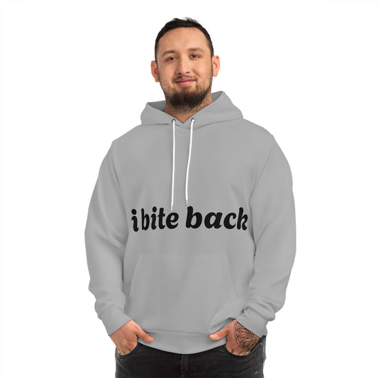 Fierce Bite Hoodie, Graphic Sweatshirt, Unique Casual Wear, Empowerment Apparel, Trendy Gift