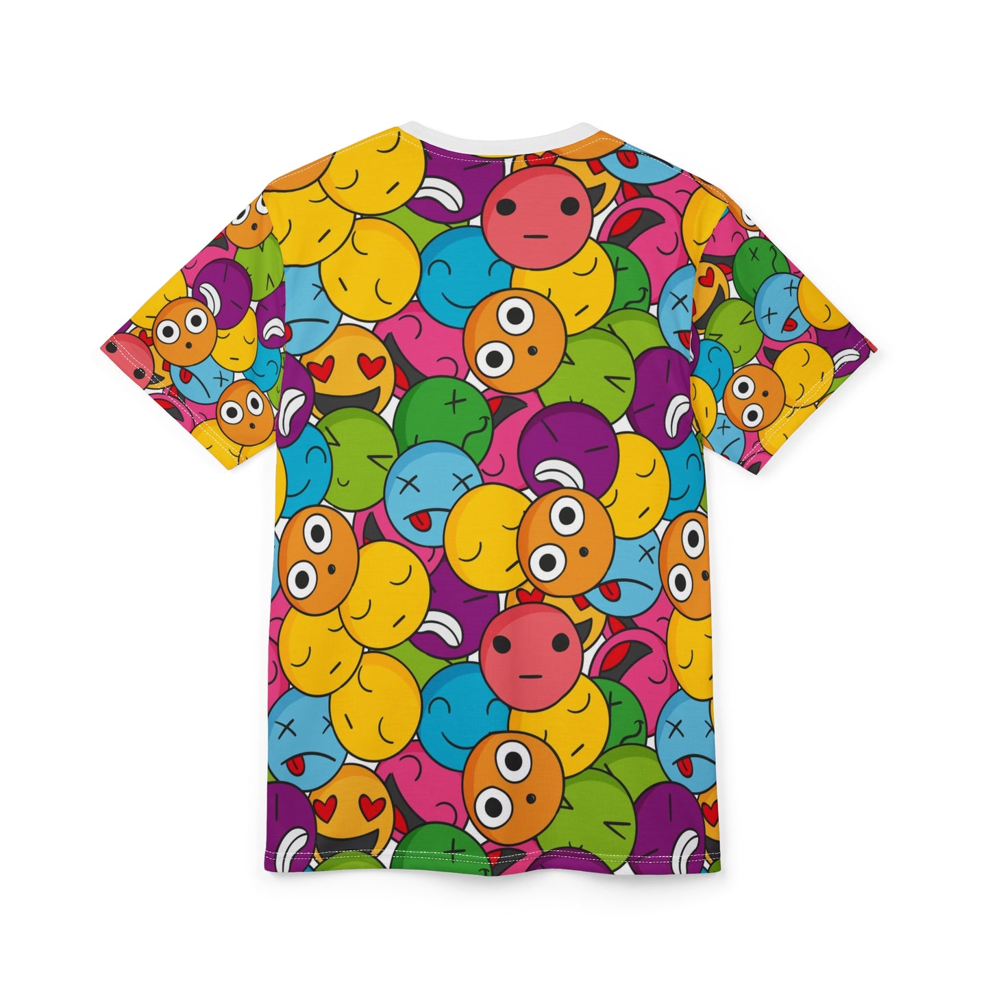 Colorful Emoji Tee, Fun & Quirky Graphic Shirt, Gift for Friends, Casual Wear, Birthday or Party Attire