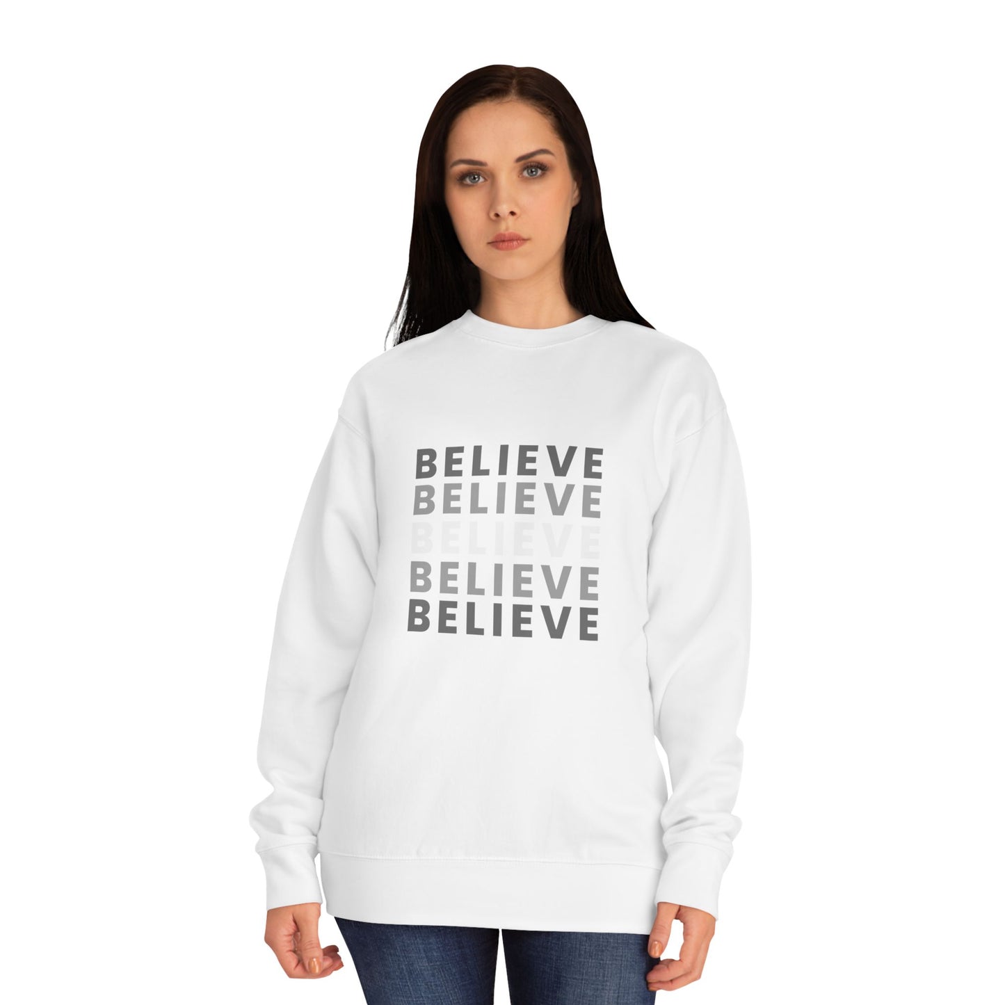 Believe Crew Sweatshirt | Cozy  Sweatshirt for Casual Comfort | Motivational Gift for Friends and Family, Daily Wear, [...]