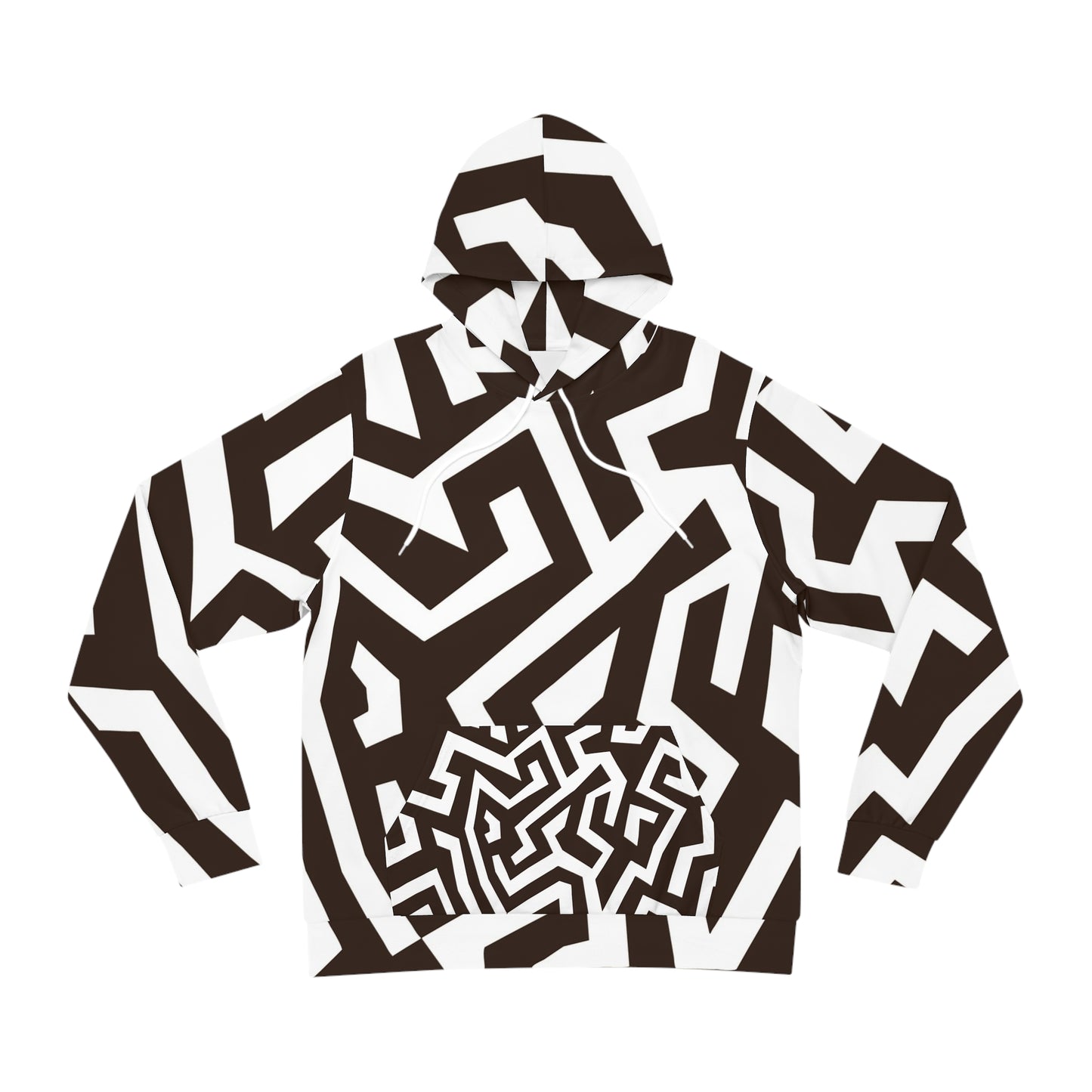 Geometric Hoodie | Trendy Streetwear, Unique Fashion Layer, Cozy Gift for Her,Pullover, Stylish Wardrobe Essential