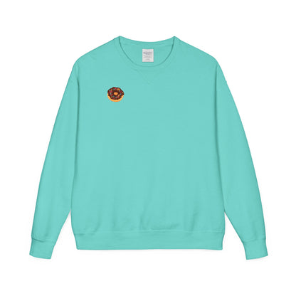 Cozy Donut Graphic Sweatshirt - Perfect for Food Lovers, Casual Outings, Birthdays, Winter Fashion, Gift Idea