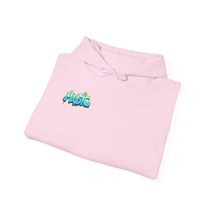 Graffiti Art  Hoodie - Cozy Streetwear, Unique Gift for Art Lovers, Perfect for Festivals, Casual Wear, Cool Graphic Sweatshirt