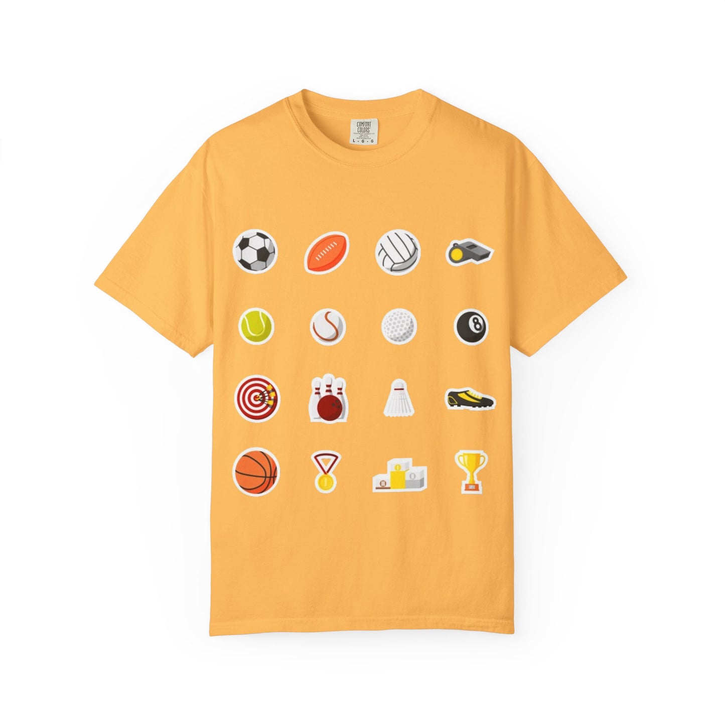 Sporty Icon T-Shirt, Casual Wear, Gift for Athletes, Sports Lovers, Fun Workout Shirt, Sports Themed Apparel