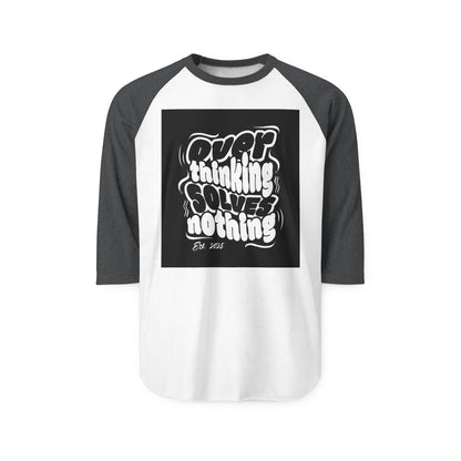 Overthinking  Raglan Shirt, Casual Tee, Gift for Thinkers, Relaxed Fit, Everyday Wear, Humor Top