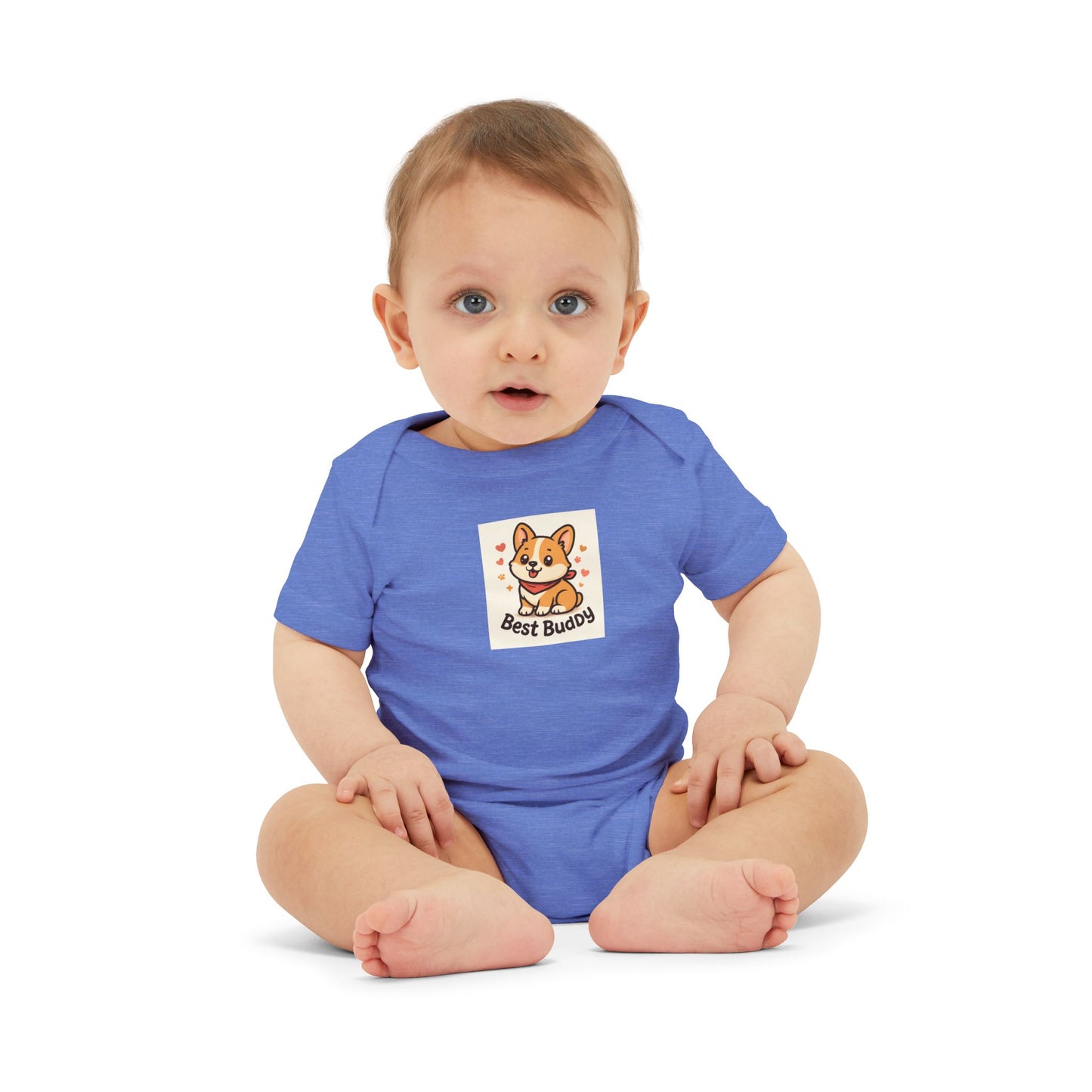Cute Corgi Infant Onesie - Best Buddies Baby Bodysuit, Baby Shower Gift, Cute Gift for New Parents, Adorable Baby Outfit, Infant Clothing