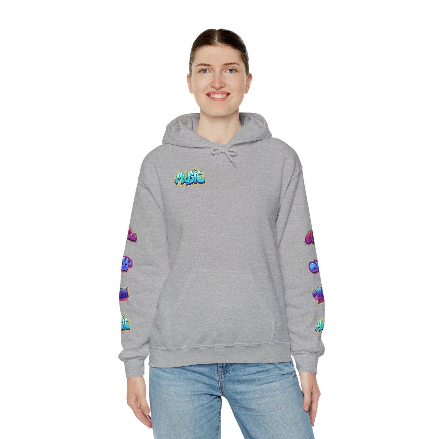 Graffiti Art  Hoodie - Cozy Streetwear, Unique Gift for Art Lovers, Perfect for Festivals, Casual Wear, Cool Graphic Sweatshirt