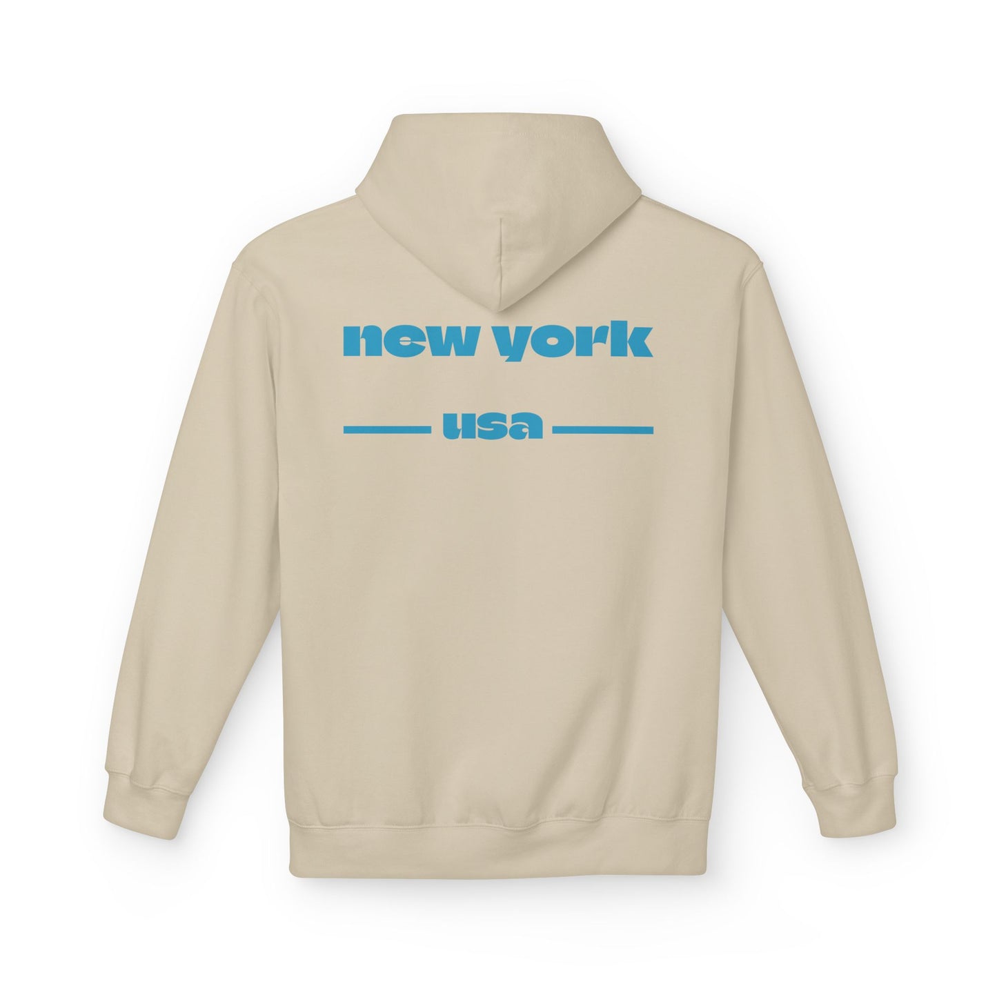 New York Star Hoodie, Fleece Sweatshirt, Casual Streetwear, Perfect Gift for Travelers, Cozy Hoodie, Summer Essential