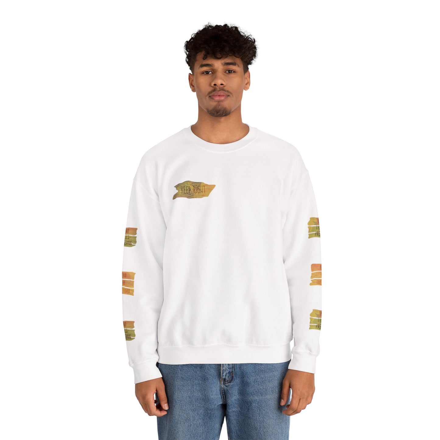 Rustic Wood Signs Sweatshirt, Cozy Gift for DIY Lovers, Home Decor Apparel, Fall Fashion